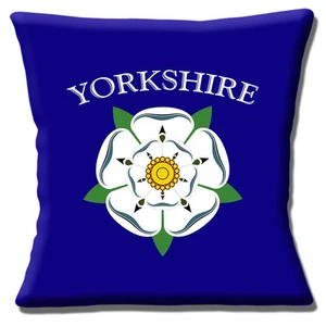 Cubierta de cojín con logotipo de rosa de Yorkshire 16""x16"" 40 cm inglés condado de Yorkshire - Imagen 1 de 3