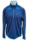 New Vintage Nike Men's Dri-Fit Stay Cool Reflective Layer Top Blue M