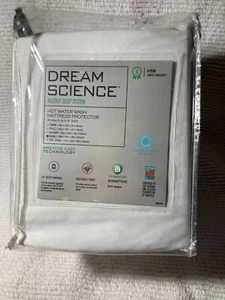 Dream Science Allergy Sleep System Hot Wash Mattress Protector King Size White - Picture 1 of 2