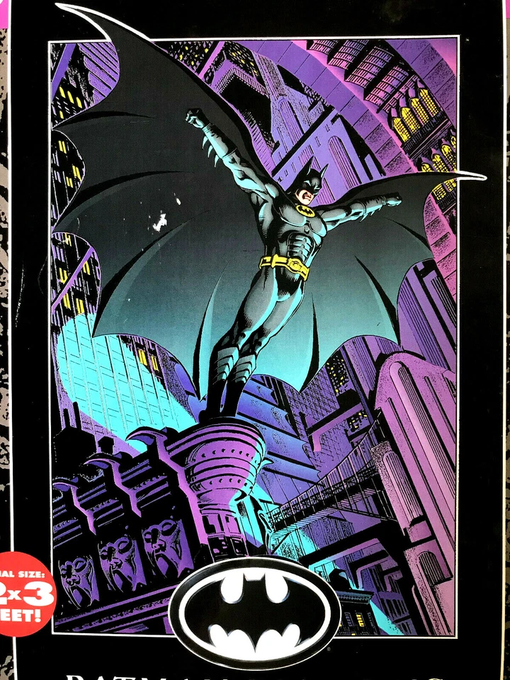 Golden Batman Returns Movie Poster Puzzle 300 Pcs Jigsaw 1992 Large 5158