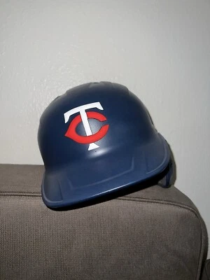 Minnesota Twins Rawlings Baseball Batting Helmet 3D Decal With jaw guard - Image 1 of 4