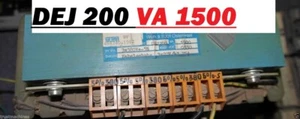 Transformer DEJ 200;DEJ200 VA=1500; VDE 0550;Sek VIA3x20V43.25A Prim VIA=3x380V - Picture 1 of 8