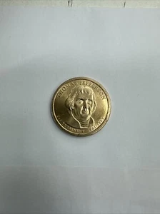 Rare Thomas Jefferson $1.00 Coin, 1801-1809, 2007 P, Position A Engraving - Picture 1 of 4