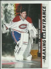 2011-12 Score Making An Entrance #9 Carey Price Montreal Canadiens
