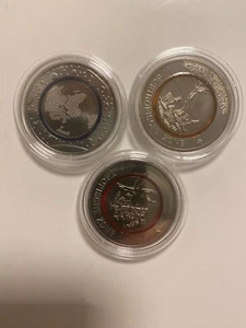 5 Euro Planet Erde + Tropische Zone + Subtropische Zone im Set inkl. Münzkapseln - Bild 1 von 5