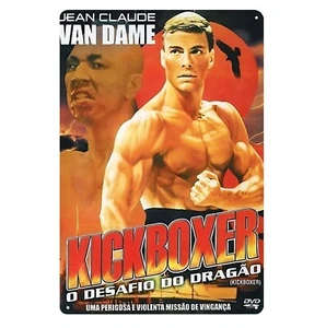Kickboxer jean claude van damme Movie Metal Poster Tin Sign 20x30cm Plaque - Picture 1 of 2