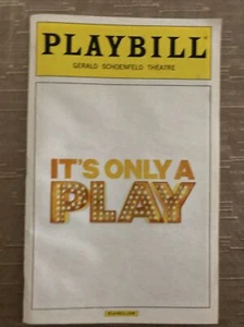 IT'S ONLY A PLAY Oct 2014 Broadway Noche de Apertura Color Playbill! NATHAN LANE +! - Imagen 1 de 7