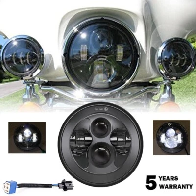 7'' LED Headlight Fit Suzuki Intruder Volusia VS VL 700 800 1400 1500 Boulevard - Image 1 of 4