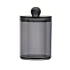 With Lids Storage Dispenser Boxes Black Acrylic Jars Storage Containers  Makeup