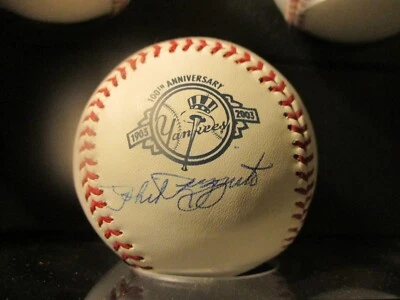 Phil Rizzuto autographed official MLB baseball w/COA - Image 1 of 4