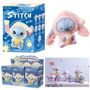 Miniso Stitch Eat Something Before Sleep Series Vinyl Figure Confirmed Blind Box - Picture 1 of 21