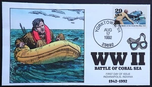 U.S. Used #2697c 29c WW II - 1942 1992 Collins First Day Cover (FDC). Pristine! - Picture 1 of 1