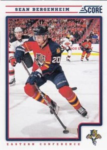#214 Sean Bergenheim - Florida Panthers - 2012-13 Score Hockey