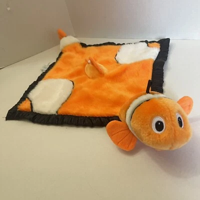 My Banky Orange Black Fish My Name Gabrielle Lovey Security Blanket Plush Clown - Image 1 of 4