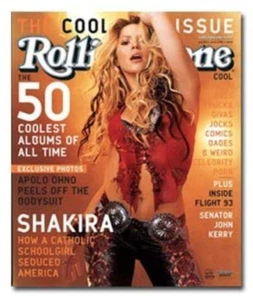 Póster enrollado de portada de Shakira Rolling Stones 22" X 34" #3804 #4 de Funky, EE. UU. - Imagen 1 de 9