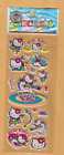 Hello Kitty Stickers - Kitty Riding Unicorn and Flowers