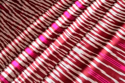 3.2 yd/ KHAN ATLAS Vintage Silk satin IKAT fabric Luxury Uzbek Oriental cloth - Image 1 of 4