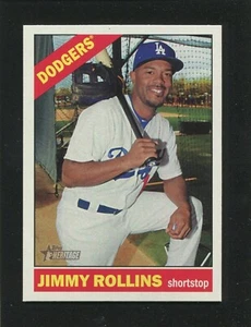 #721 JIMMY ROLLINS, Dodgers - 2015 Topps Heritage: SP 155001e - Bild 1 von 3