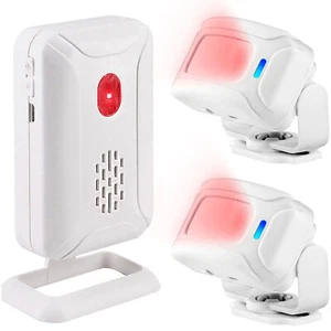 Motion Sensor Doorbell Door Chime 918FT 5 Mode Night Light Welcome with 2 Sensor - Picture 1 of 13