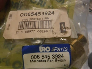 MERCEDES RADIATOR FAN TEMPERATURE SWITCH URO 0065453924 - Picture 1 of 4