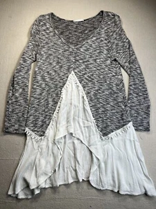 Honey Belle Boutique Tunic Pullover Womens Large Frill Edge - Picture 1 of 11