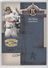 2005 Donruss Throwback Threads Collection Gold Century Proof /100 Eric Chavez