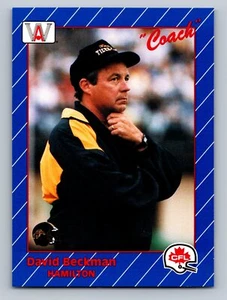 David Beckman 1991 All World CFL #23 Hamilton Tiger-Cats - Picture 1 of 2