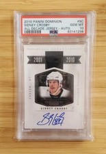 2010 Panini Dominion - All Decade Jersey Auto - Sidney Crosby 11/24 PSA10 POP1
