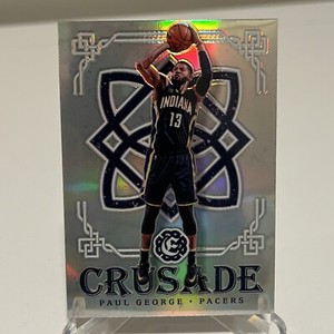 2016-17 Panini Excalibur Crusade Silver Prizm Paul George #21
