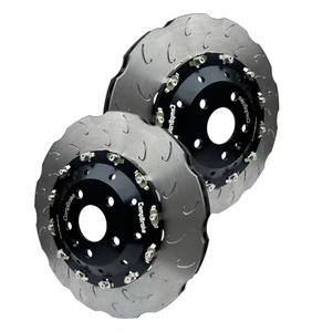 PASST FÜR AUDI RS3 [8P 8V] BREMSSCHEIBEN VORNE 2 STÜCK SCHWIMMEND GEWELLT - 370 MM X 32 MM - Bild 1 von 4