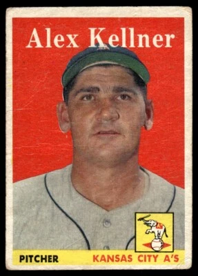 1958 Topps Alex Kellner Kansas City Athletics #3 - Image 1 of 2