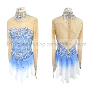 manufacturer store girls ice figure skating dress hand made - Picture 1 of 7