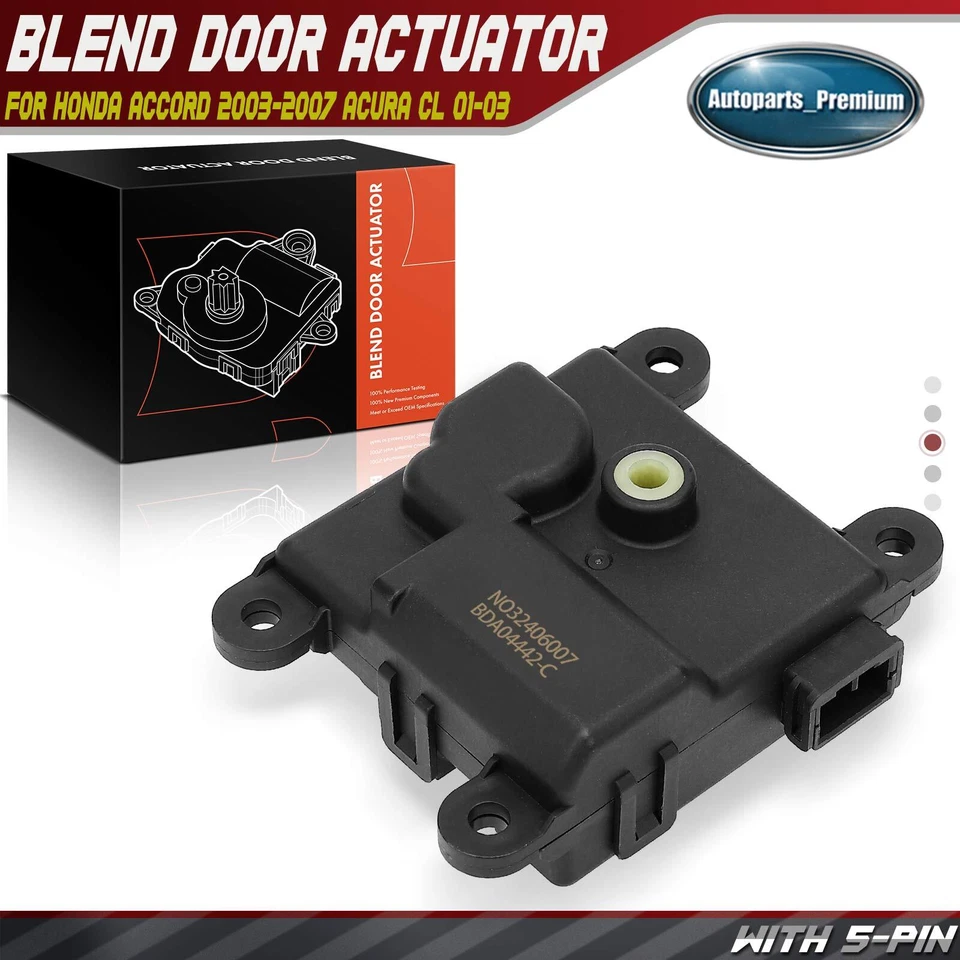 Actuador de puerta principal HVAC mezcla de aire acondicionado para Honda Accord 2003-2007 Acura CL 2001-2003 Foto 1 de 4
