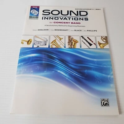 Sound Innovations For Concert Band Book 1 Baritone Euphonium T.C CD DVD Songbook - Image 1 of 4