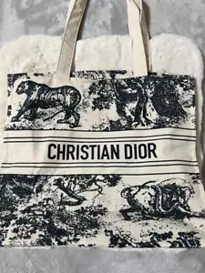 Christian Dior Wardujuy Tote Bag Novelty VIP Customers Limited Navy Very Rare - Picture 1 of 8