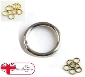 Jump Rings 4mm 5mm 6mm 7mm 8mm 10mm Very Strong 1mm Thick Jewllery Making - Picture 1 of 7