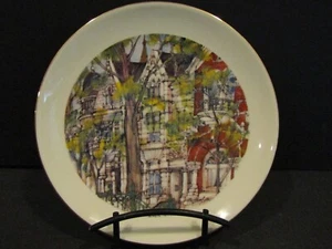 Franklin McMahon CHICAGO, CITY OF NEIGHBORHOODS Ltd Edition Chicago 8" Plate - Picture 1 of 4