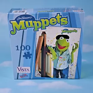 Jim Henson's Muppets Kermit The Frog Painting 100 pc Puzzle 9x12, 2003 Vista - Bild 1 von 3