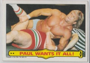 1985 Topps WWF PWS #44 Paul will alles! "Mr Wonderful"" Orndorff HOF RA" - Bild 1 von 1