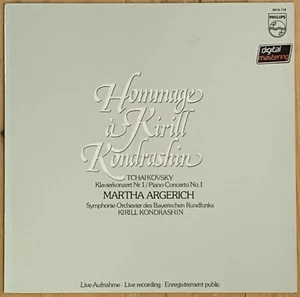 Hommage a Kondrashin Tchaikovsky Piano Concerto No.1 MARTHA ARGERICH Philips LP - Bild 1 von 3