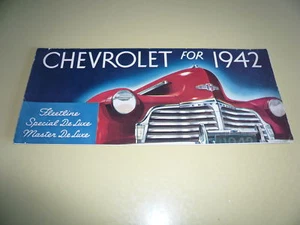 Chevrolet 1942 folleto de ventas vintage - Imagen 1 de 5