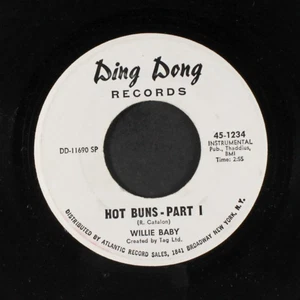 WILLIE BABY: hot buns / part 2 DING DONG 7" Single 45 RPM - Imagen 1 de 2