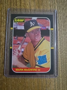Mark McGwire ROOKIE π₯ 1987 Leaf (Canadian) #46 RC Athletics A's 23BN - Picture 1 of 2