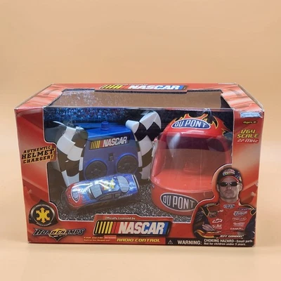 NASCAR Jeff Gordon Radio Control Car Set 1/64 DuPont Helmet Charger New Box - Image 1 of 4