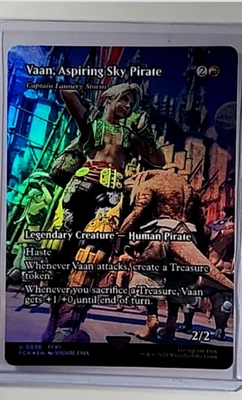 Magic the Gathering Through the Ages Borderless Foil 38 Vaan Aspiring Sky Pirate - Image 1 of 2