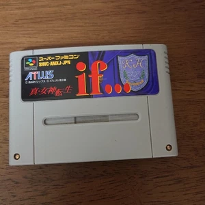 Shin Megami Tensei if... Japanese SNES(Super Famicom) Software Checked - Picture 1 of 2