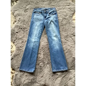 American Eagle Damen Super Stretch Ae Favorite Boyfriend Jeans Blau Größe 4 - Bild 1 von 10