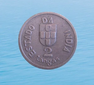 INDIA PORTUGUESA 2 TANGAS 1934 KM 20 #5267# - Imagen 1 de 2