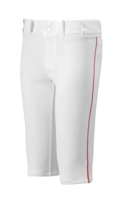 Pantalones de béisbol Mizuno Premier de tubo corto juveniles medio blanco rendimiento SRT343 Foto 1 de 4