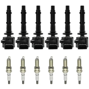 6 Pack Car Ignition Coil & Spark Plug Accessories For Mercedes-Benz C300 - Picture 1 of 14